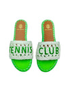 De Siena Tennis Club Raffia Slide