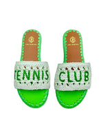 De Siena Tennis Club Raffia Slide