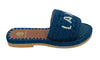 De Siena Lake Como Raffia Slide
