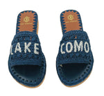 De Siena Lake Como Raffia Slide