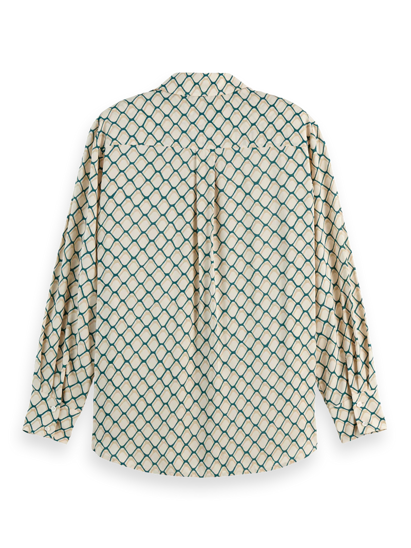 Scotch & Soda Printed Relaxed Fit Shirt