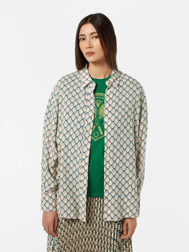 Scotch & Soda Printed Relaxed Fit Shirt