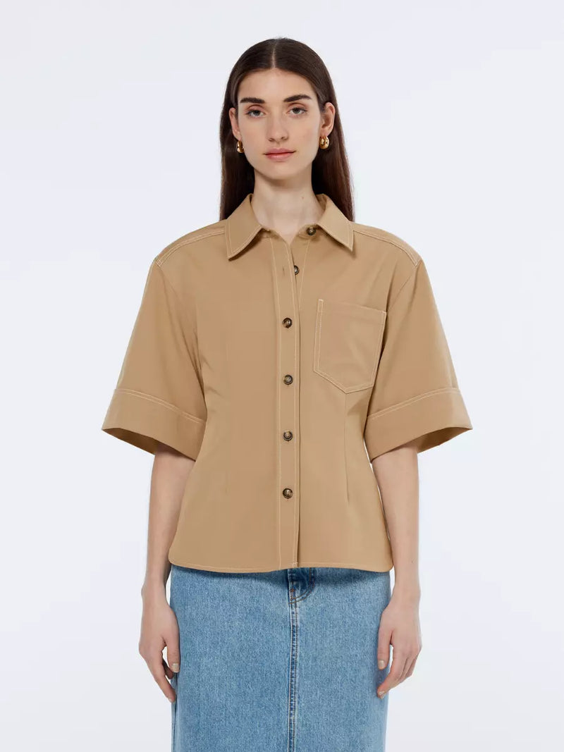 Scotch & Soda Fitted Short Sleeve Shirt