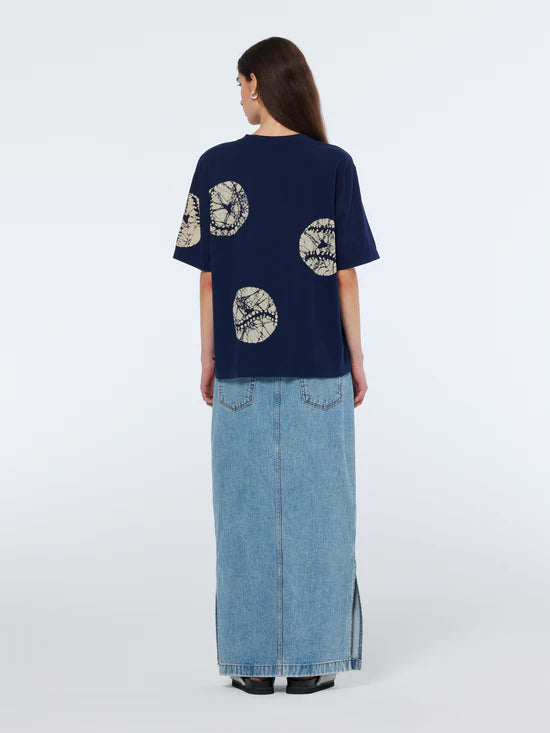 Scotch & Soda Batik Baseball Loose T-Shirt