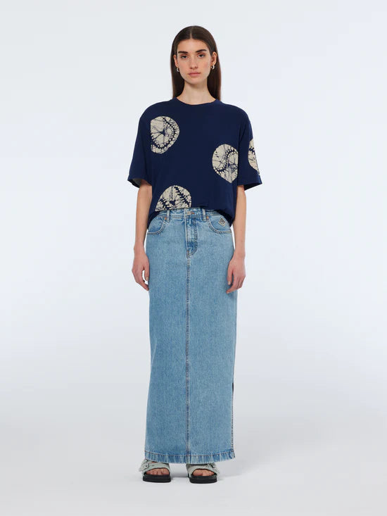 Scotch & Soda Batik Baseball Loose T-Shirt