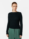 Scotch & Soda Textured Stitch Fitted Knit Jumper