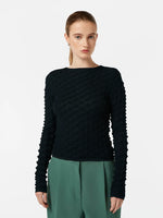 Scotch & Soda Textured Stitch Fitted Knit Jumper