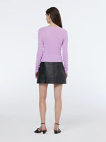 Scotch & Soda Textured Stitch Fitted Knit Jumper