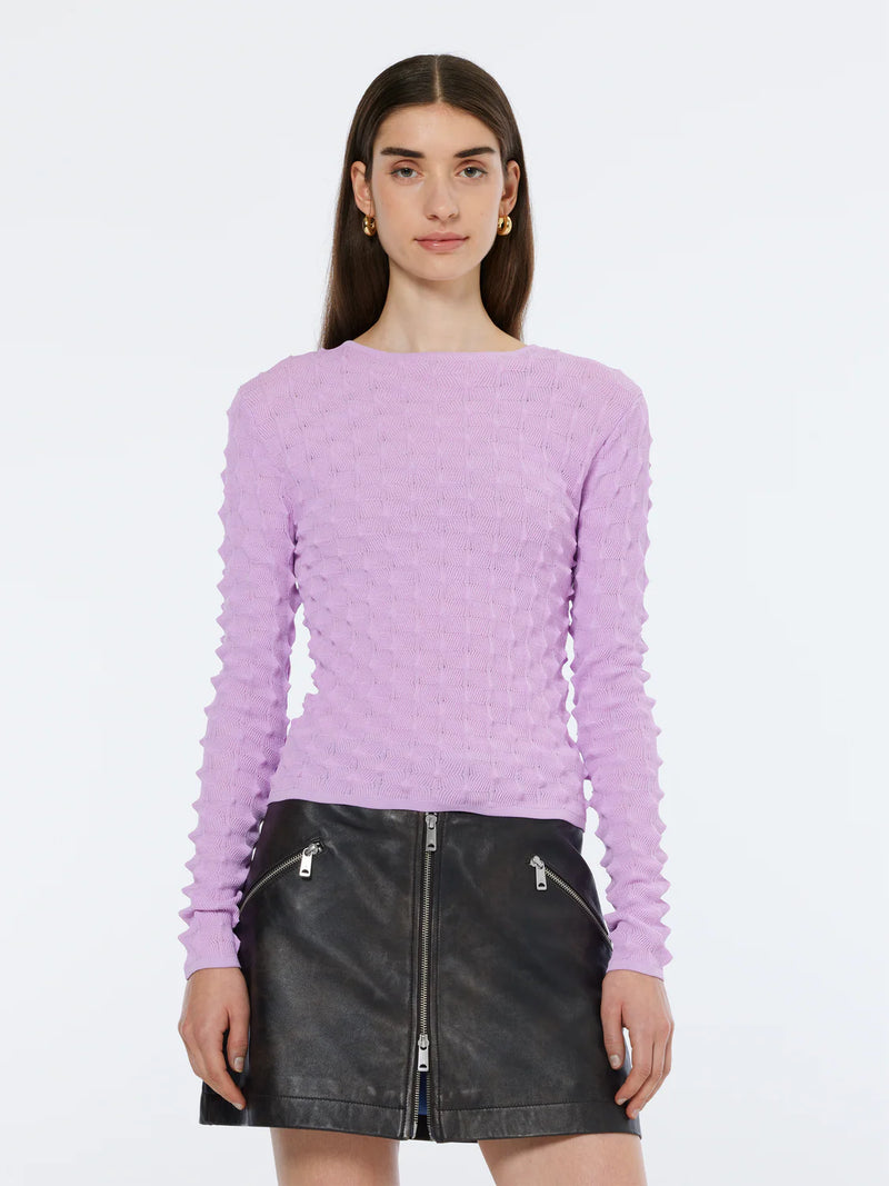 Scotch & Soda Textured Stitch Fitted Knit Jumper