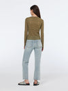 Scotch & Soda Floral Lace L/S T-Shirt