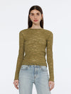 Scotch & Soda Floral Lace L/S T-Shirt