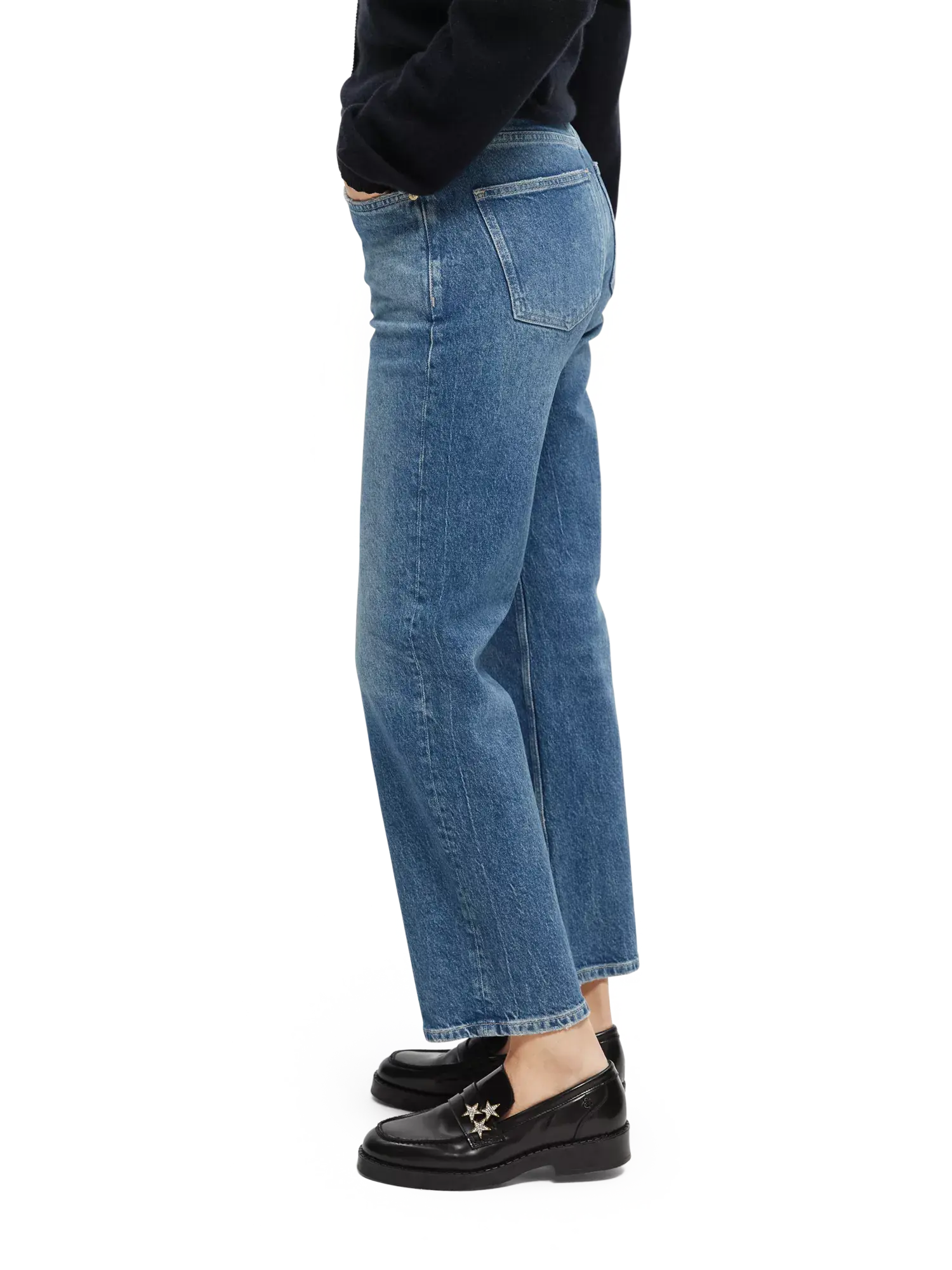 Blauwe SCOTCH & SODA Straight leg jeans THE SKY STRAIGHT JEANS WITH RE Blauwe SCOTCH & SODA Straight leg jeans THE SKY STRAIGHT JEANS WITH RE