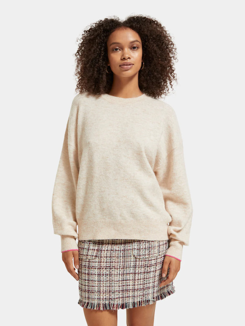 Scotch & Soda Fuzzy Crewneck Jumper