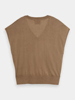 Scotch & Soda Embellished V Neck Knit