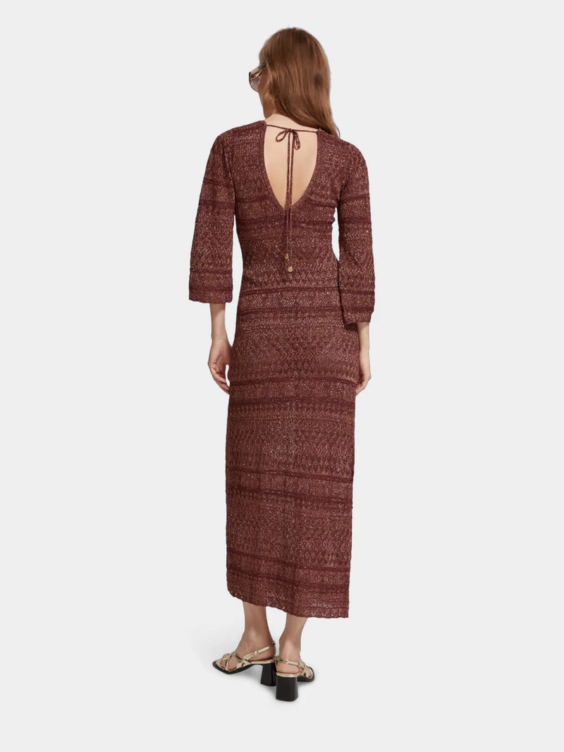 Scotch & Soda Pointelle Knitted Dress