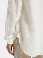 Scotch & Soda Oversized Linen Fit Shirt