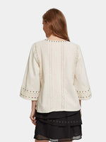 Scotch & Soda Top With Eyelet Detail