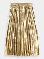 Scotch & Soda Pleated High Rise Maxi Skirt