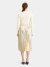 Scotch & Soda Pleated High Rise Maxi Skirt