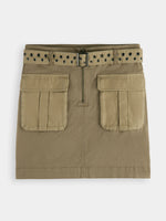 Scotch & Soda High Rise Cargo Mini Skirt