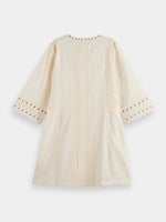 Scotch & Soda Short Dress With Eyelet Detail