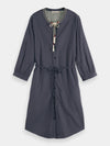 Scotch & Soda Beaded Collar Shirtdress