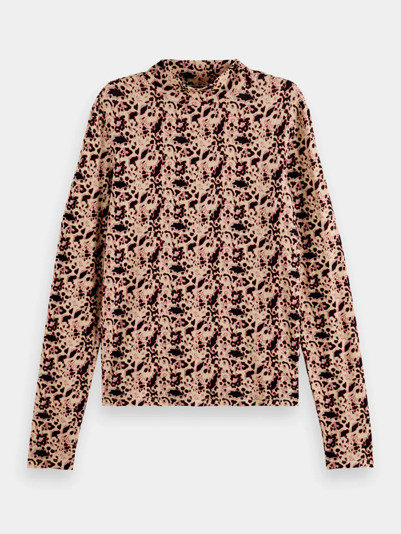 Scotch & Soda Longsleeve Printed Top