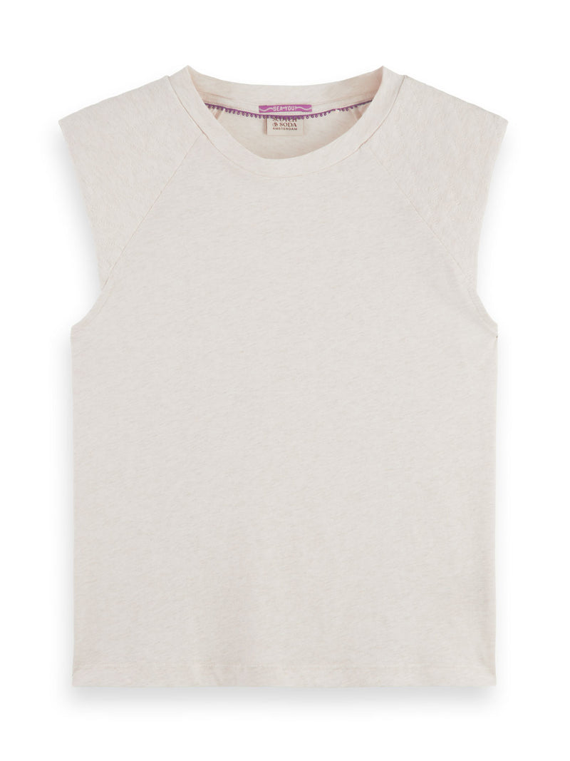 Scotch & Soda Padded Shoulder Tank