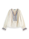 Scotch & Soda Top With Embroidery Detail