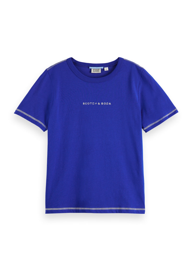 Scotch & Soda Regular Fit Tee With Flatlock