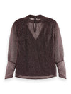Scotch & Soda Lurex High Neck Top