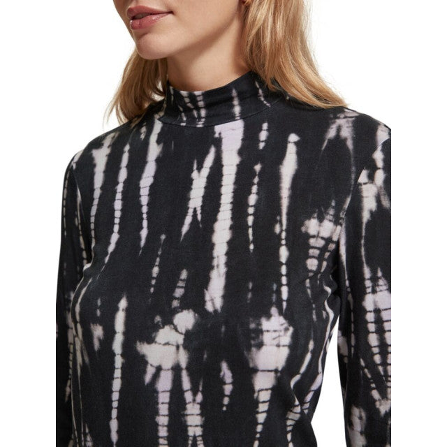 Scotch & Soda All Over Printed Long Sleeved T-Shirt