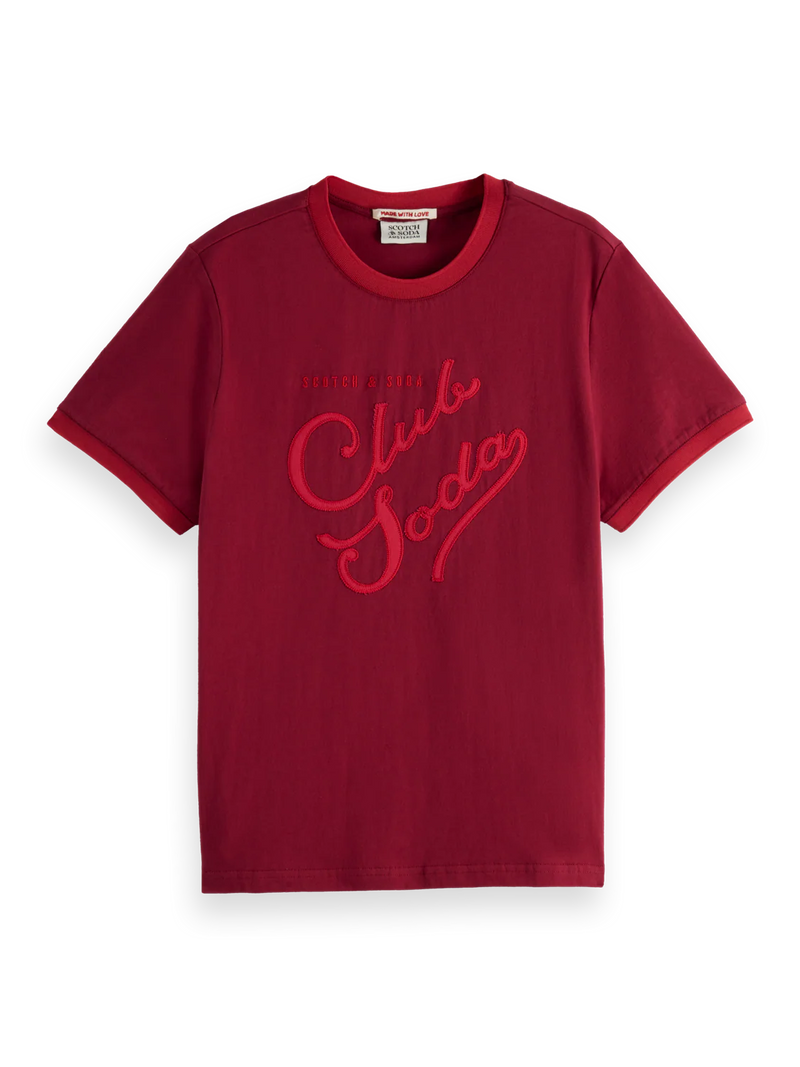 Scotch & Soda Applique Artwork Regular Tee