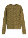 Scotch & Soda Floral Lace L/S T-Shirt