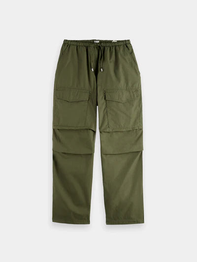 Scotch & Soda Ivy Mid Rise Wide Leg Cargo Pants