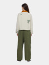 Scotch & Soda Ivy Mid Rise Wide Leg Cargo Pants
