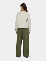 Scotch & Soda Ivy Mid Rise Wide Leg Cargo Pants