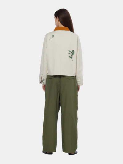 Scotch & Soda Ivy Mid Rise Wide Leg Cargo Pants
