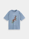 Scotch & Soda Washed Artwork Loose T-Shirt