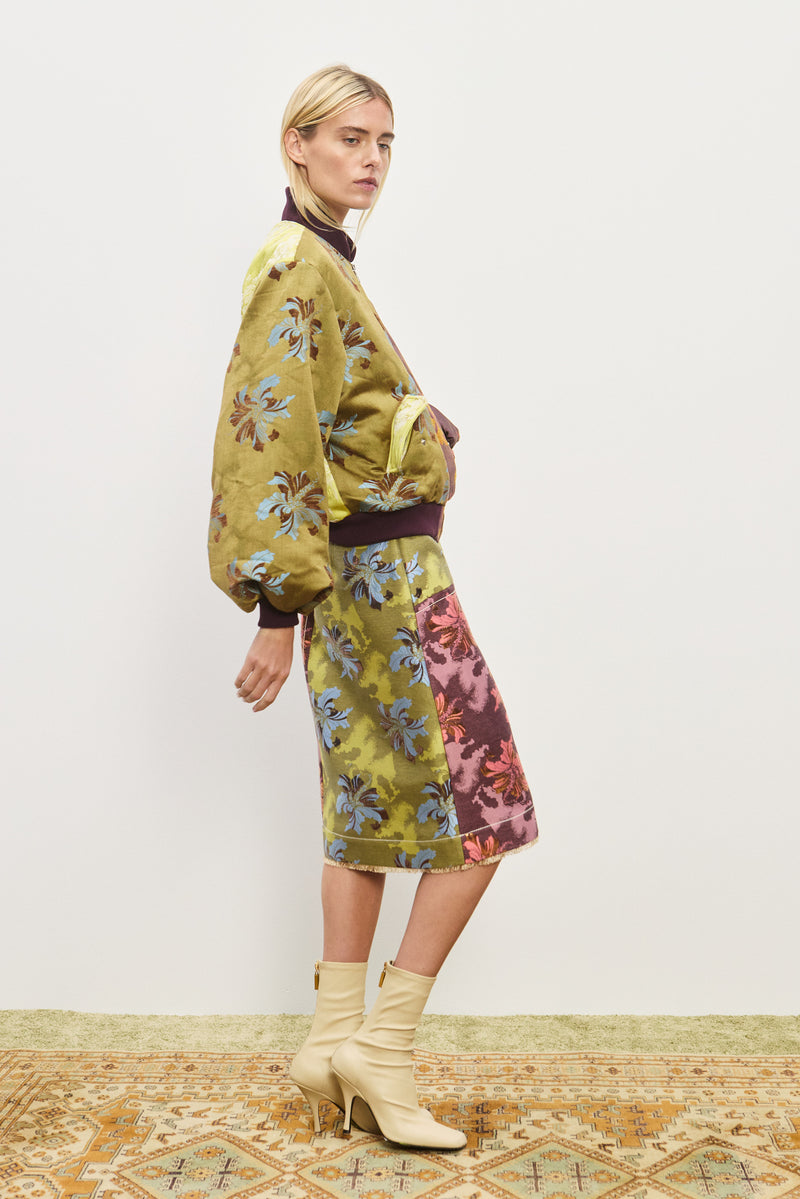 ALEMAIS ADRIANA JACQUARD BOMBER JACKET