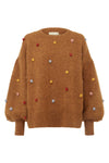 ALEMAIS ELIA TOBACCO BALLOON SWEATER