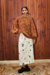 ALEMAIS ELIA TOBACCO BALLOON SWEATER