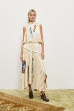 ALEMAIS ORAZIO PLEATED SKIRT