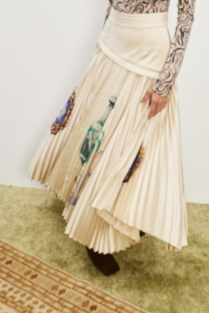 ALEMAIS ORAZIO PLEATED SKIRT