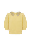 ALEMAIS ALESSANDRO LEMON PUFF SLEEVE TOP