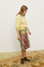 ALEMAIS ALESSANDRO LEMON PUFF SLEEVE TOP