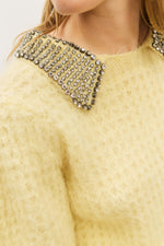 ALEMAIS ALESSANDRO LEMON PUFF SLEEVE TOP