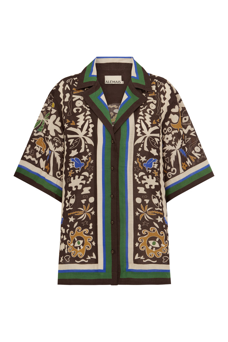 ALEMAIS MAROC RELAXED SHIRT