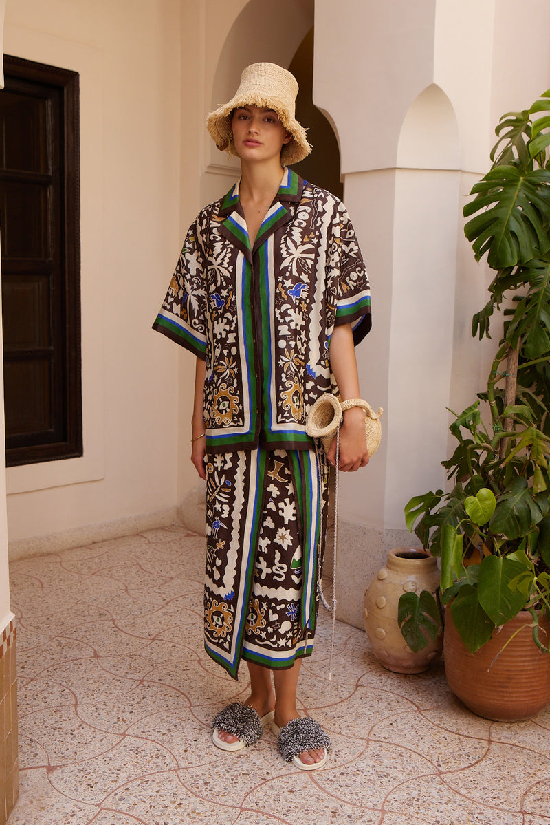ALEMAIS MAROC RELAXED SHIRT