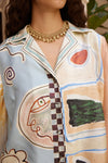 ALEMAIS MICHELLE SILK SHIRT